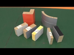 O composto de lã de vidro de Baodu Rockwool almofada a isolação alta à prova de fogo à prova de som