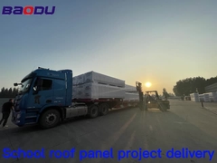 Projeto de painéis de telhado da escola Kunz