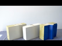 Selagem do plutônio da isolação do painel de sanduíche de Rockwool da resistência acústica