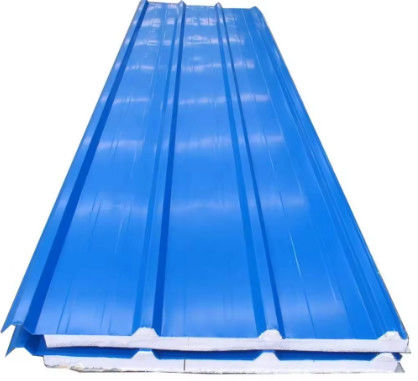 Wall Prefabricated Insulated EPS Sandwich Panel Soundproof Prepainted