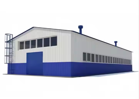 Oficinas de estrutura de aço industrial pré -fabricadas de venda a quente Oficinas de construção de aço de aço de aço para a aço de aço para a aço armazém