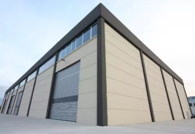 Fornecimento de fábrica, oficina de pré-fabricação, armazém leve, estrutura de aço soldada e instalada