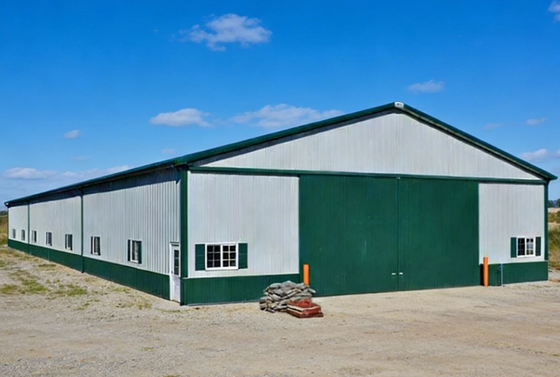 Componentes pré-fabricados modulares de peso pesado da estrutura de aço do armazém da estrutura de metal da construção da construção de aço