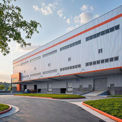 Estrutura de aço pré-fabricada isolada, construção de armazém, oficina de metal