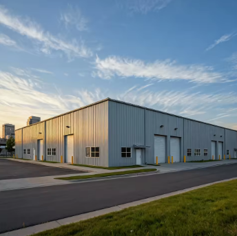 Oficina de Estruturas Prefabricadas de Aço Sustentável ISO 9001 Soluções de Construção Industrial Personalizadas